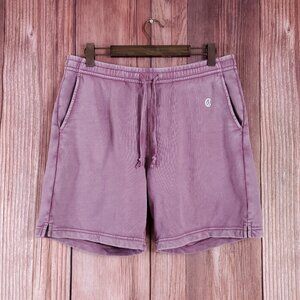 Todd Snyder Mens Size Large  Champion 7" French Terry Sweatshort Shorts Purple